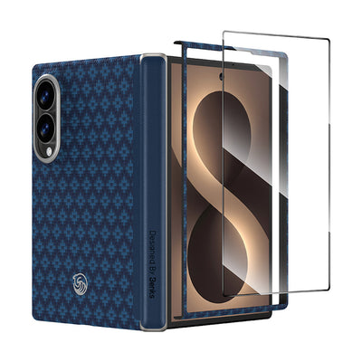 Husa Benks Magnetic Armor Grid Air Grand Combo (C.k.fl.sa.be.s060) Do Samsung Galaxy Z Fold 8 Albastru