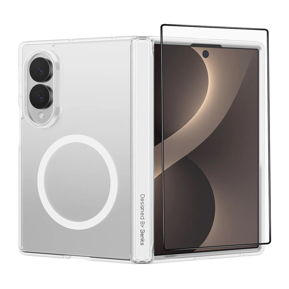 Husa Benks Magnetic Crystal Grand Combo (C.k.jc.sa.00.0060) Do Samsung Galaxy Z Fold 8 (Hinge Husa+Front Husa+Screen)