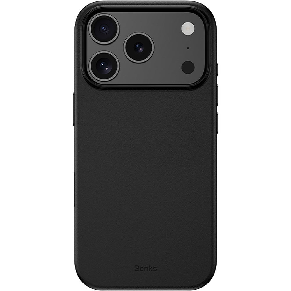Husa Benks Magnetic Vita Pro Silicone Vegan piele (C.k.qy.ap.bk.0073) pentru iPhone 18 Pro Max/17 Pro Max Negru