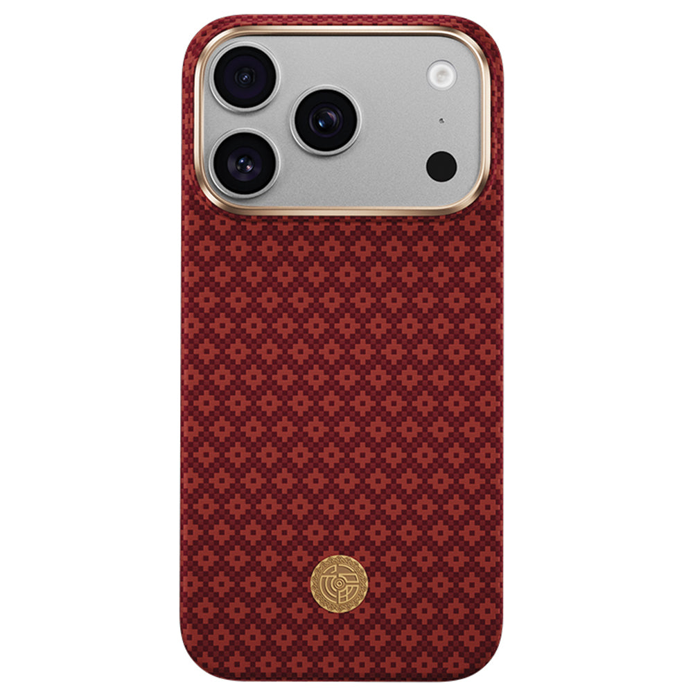 Husa Benks Magnetic Armor Air Armor Grid Kevlar Metal Frame 600D (C.k.fl.ap.rd.0073) pentru iPhone 18 Pro Max/17 Pro Max