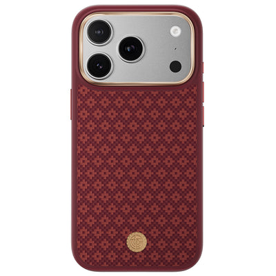 Husa Benks Magnetic Armor Pro Armor Grid Kevlar Metal Frame 600D (C.k.fl.ap.rd.b072) pentru iPhone 18 Pro/17 Pro Rosu (C