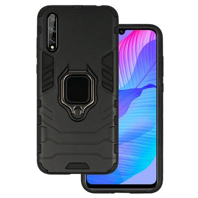 Husa Ring Armor pentru Huawei P Smart S Negru