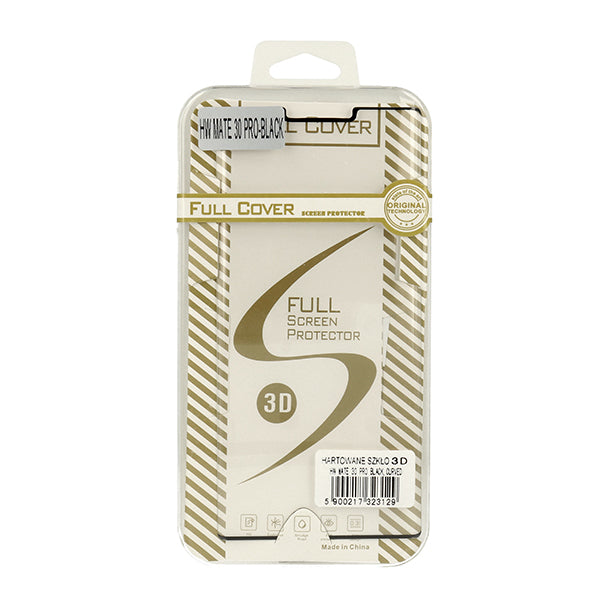Folie sticla 3D pentru Huawei Mate 30 PRO Negru, Curved