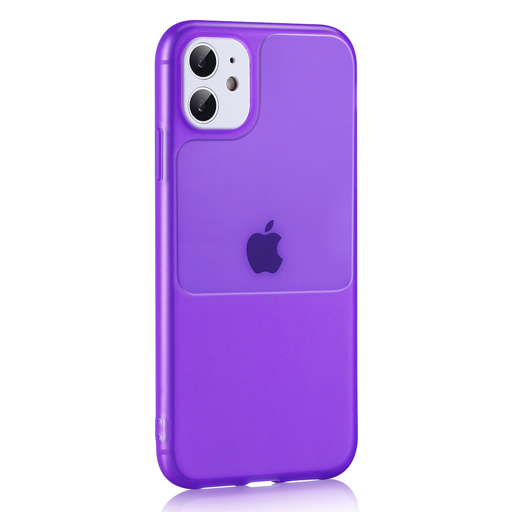Husa TEL Protect Window pentru iPhone 12 Mini Mov