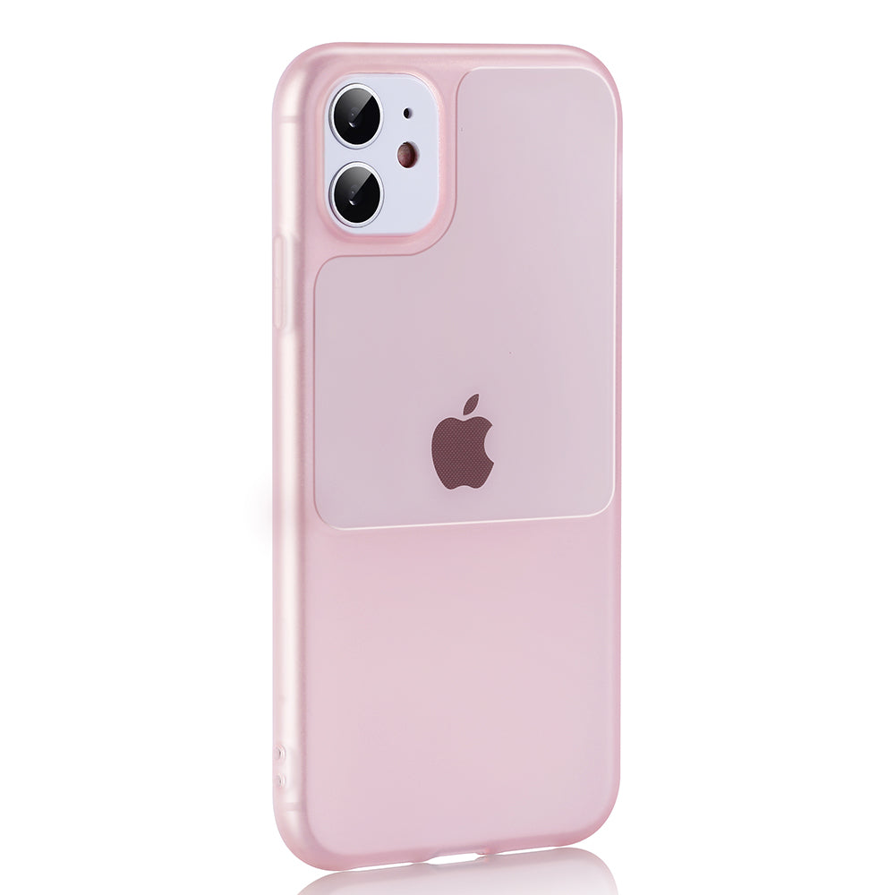 Husa TEL Protect Window pentru iPhone 12 Pro Max Roz
