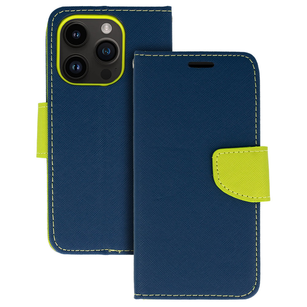 Husa Fancy pentru Samsung Galaxy S21 Plus Navy-lime