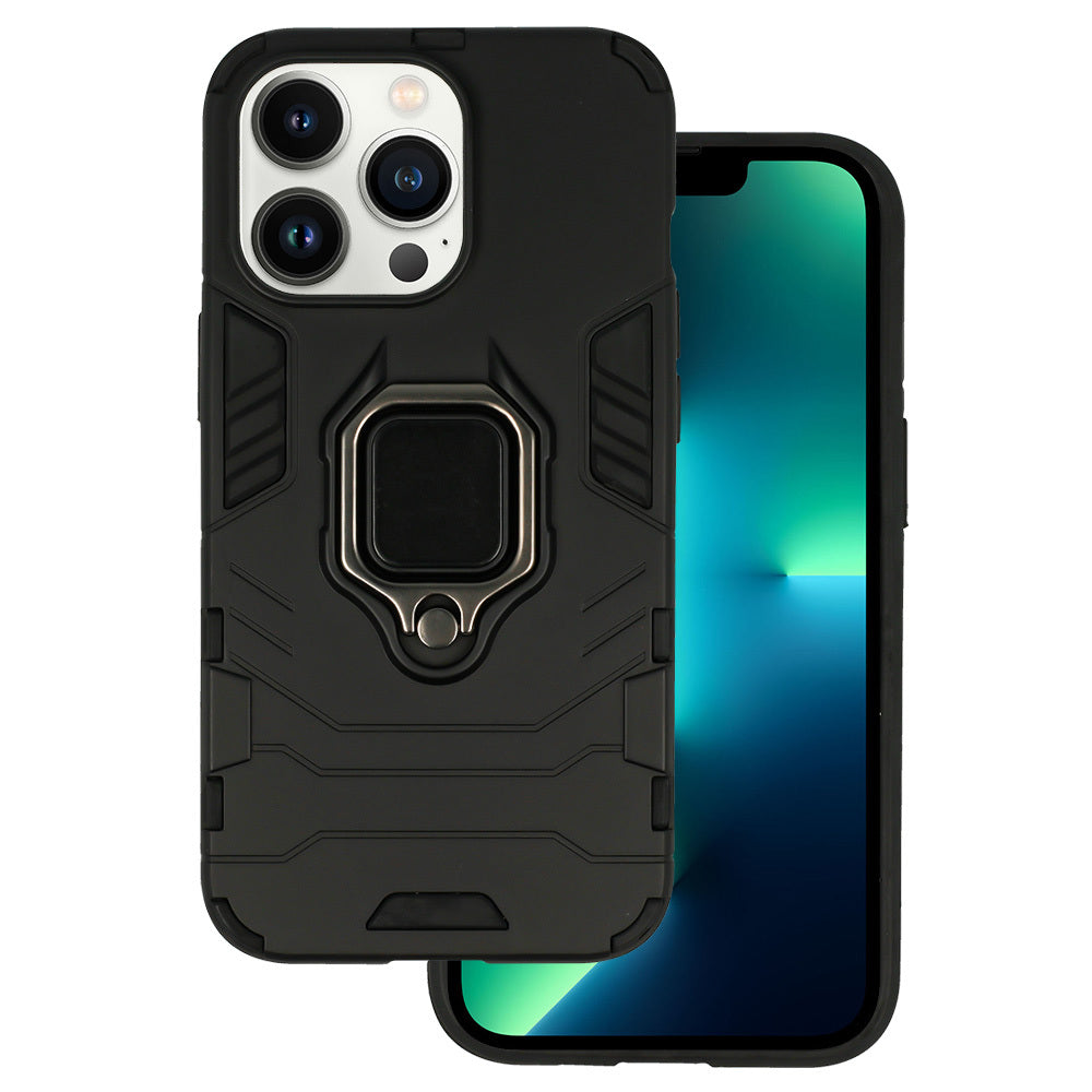 Husa Ring Armor pentru iPhone 13 Pro Max Negru