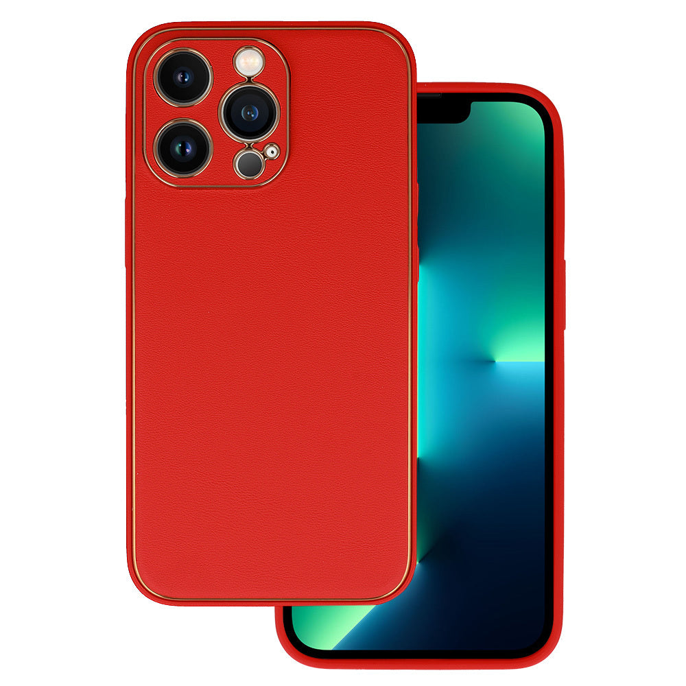 Husa TEL Protect Luxury pentru iPhone 13 Pro Rosu