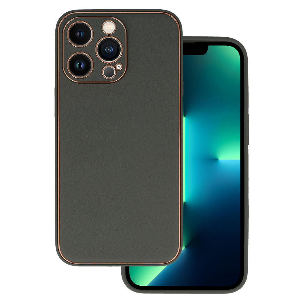 Husa TEL Protect Luxury pentru iPhone 13 Pro Graphite