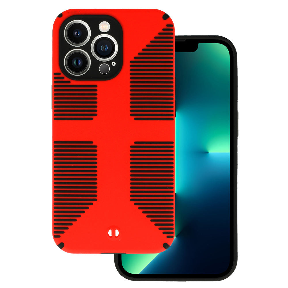 Husa TEL Protect Grip pentru iPhone 13 Pro Max Rosu