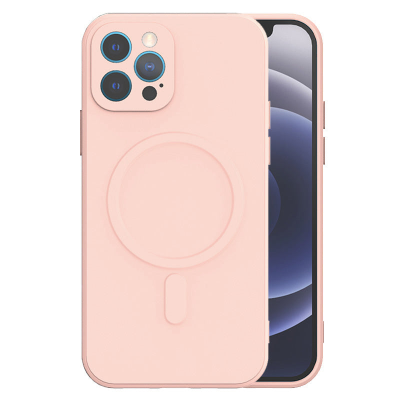 Husa TEL Protect Magsilicone pentru iPhone 13 Pro Max Lightpink