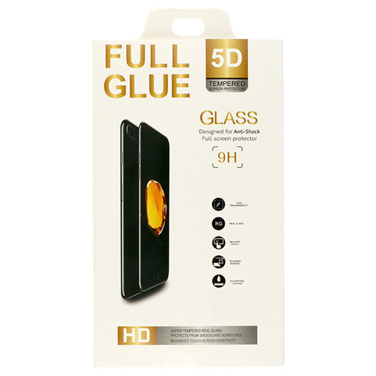Folie sticla Full Glue 5D pentru Samsung Galaxy A22 4G/M22 4G Negru