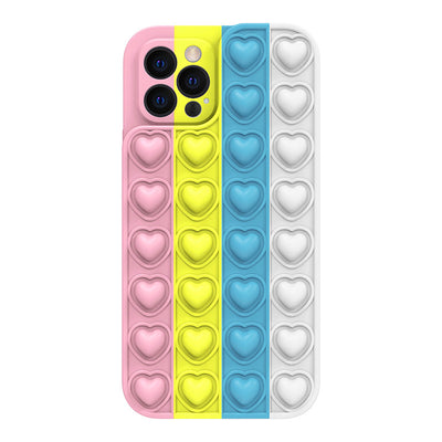 Husa Heart Pop It pentru Samsung Galaxy A22 4G/M22 4G Color 2