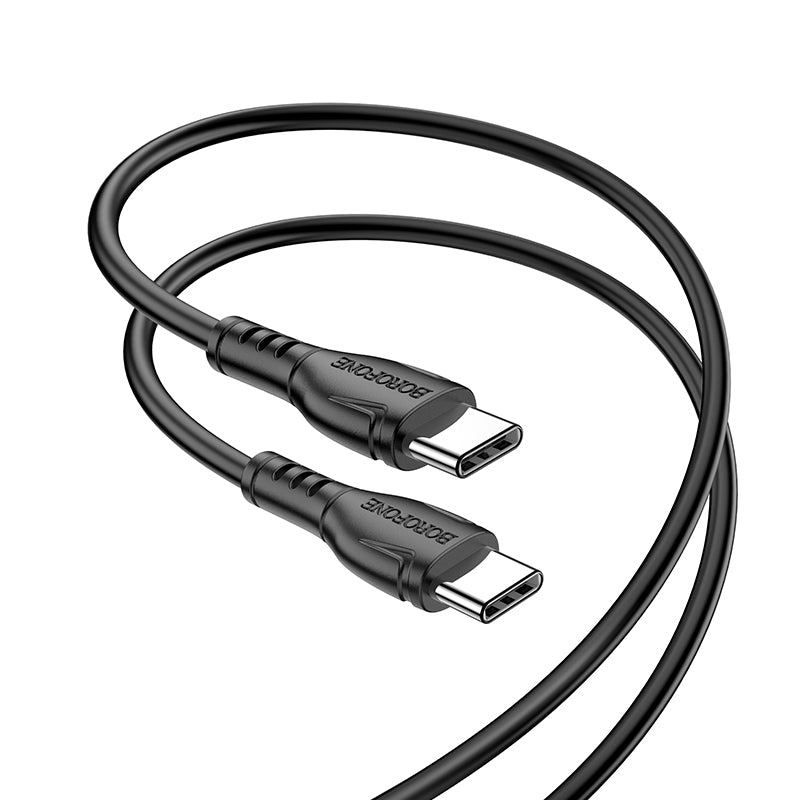 Cablu Borofone Bx51 Triumph - Type C To Type C - 60W 1 Metre Negru