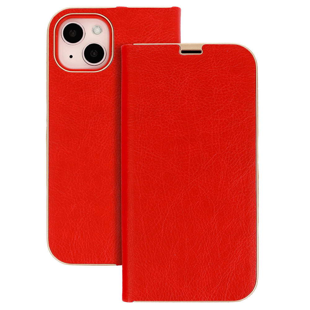 Husa Book cu Frame pentru iPhone 12 Pro Rosu
