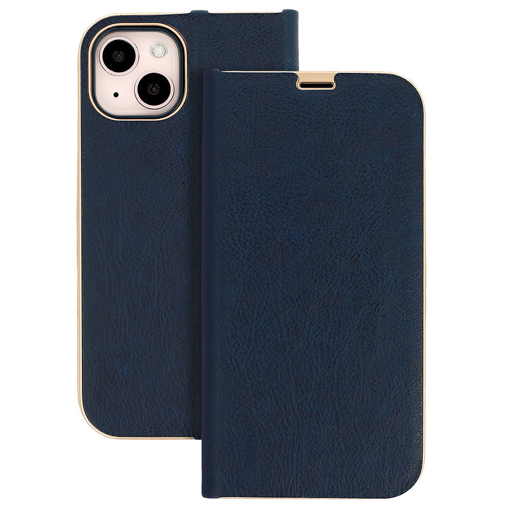 Husa Book cu Frame pentru iPhone 13 Pro Max Navy