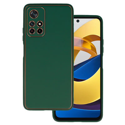 Husa TEL Protect Luxury pentru Xiaomi Redmi Note 11 5G/Note 11S 5G/Poco M4 Pro 5G Verde inchis