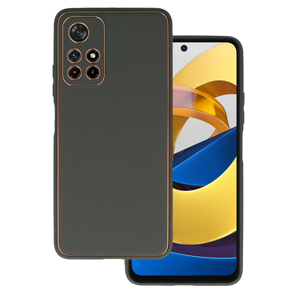 Husa TEL Protect Luxury pentru Xiaomi Redmi Note 11 5G/Note 11S 5G/Poco M4 Pro 5G Graphite
