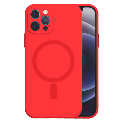 Husa TEL Protect Magsilicone pentru iPhone 13 Pro Rosu