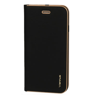 Husa Vennus Book cu Frame pentru Huawei P8 Lite *** (2017) / P9 Lite *** (2017) Negru