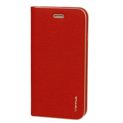 Husa Vennus Book cu Frame pentru Huawei P8 Lite *** (2017) / P9 Lite *** (2017) Rosu