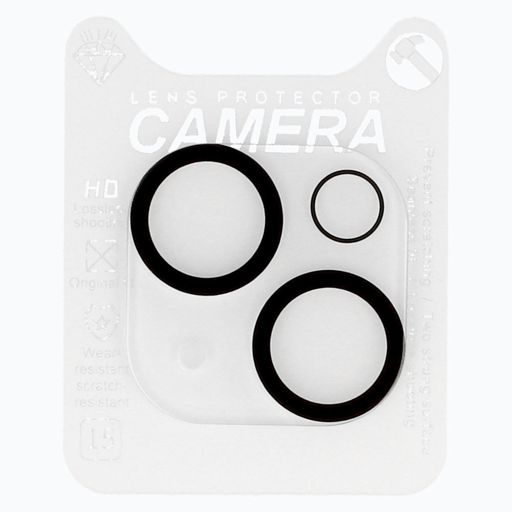 Folie sticla Hard Silk Print pentru Camera (lentila) pentru iPhone 13/13 Mini (Island)