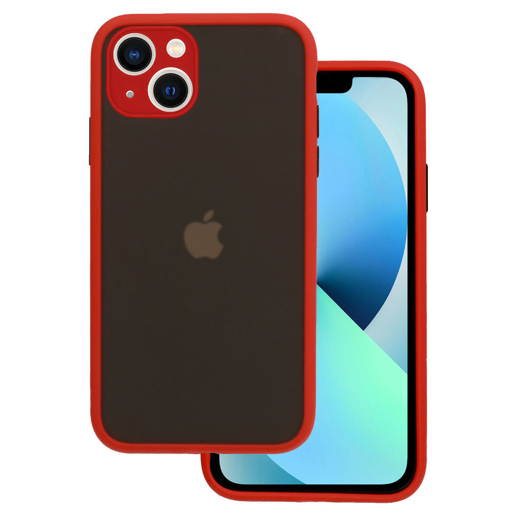 Husa Vennus Color Button Bumper pentru Xiaomi Redmi Note 11 Pro/Note 11 Pro 5G Rosu