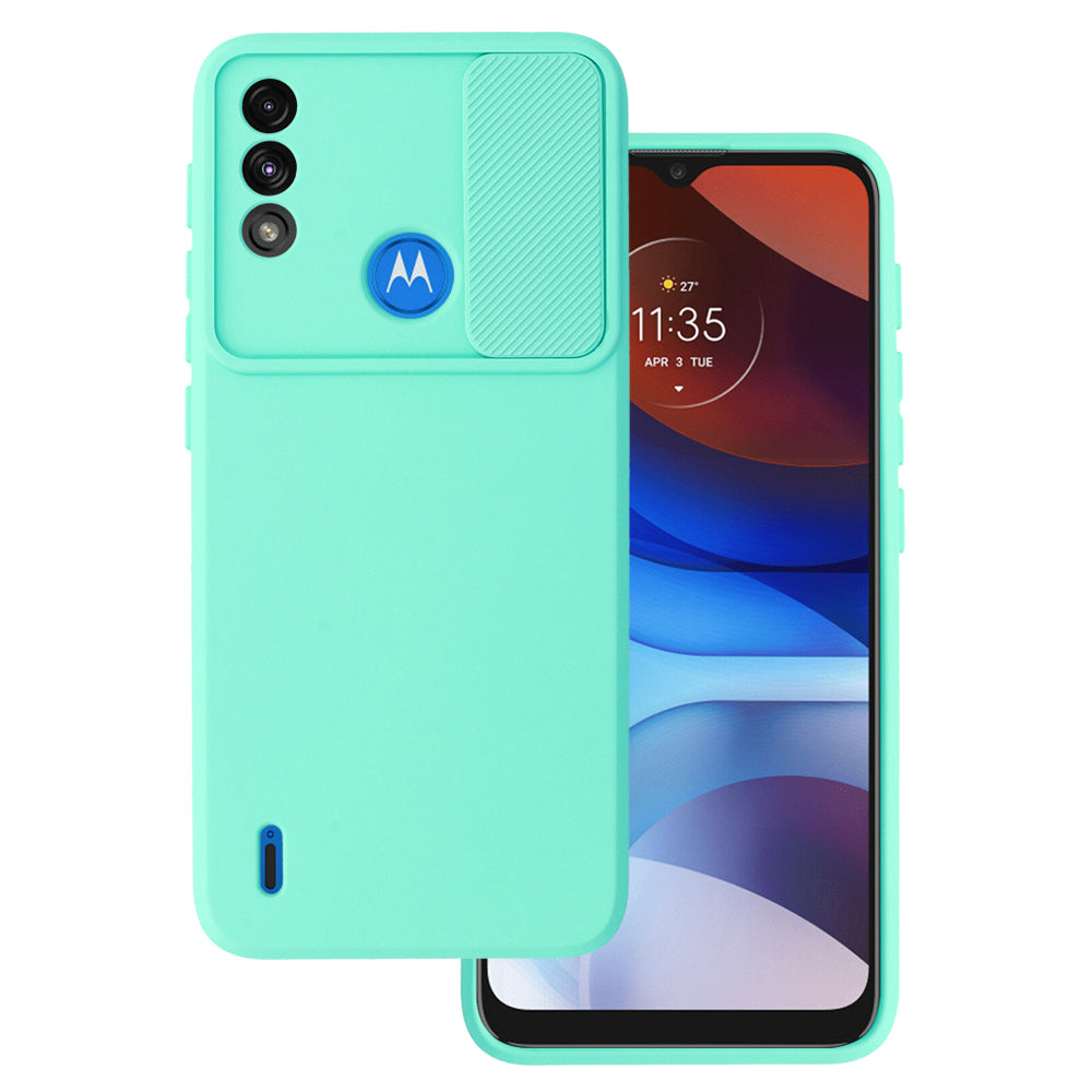 Husa Camshield Soft pentru Motorola Moto E7 Power/E7i Power Mint