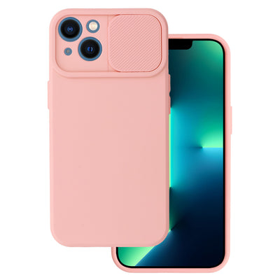 Husa Camshield Soft pentru iPhone 13 Salmon
