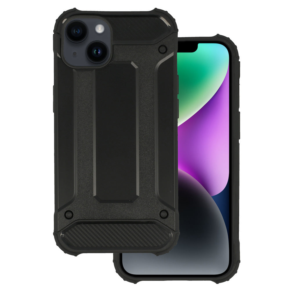 Husa Armor Carbon pentru iPhone 14 Negru