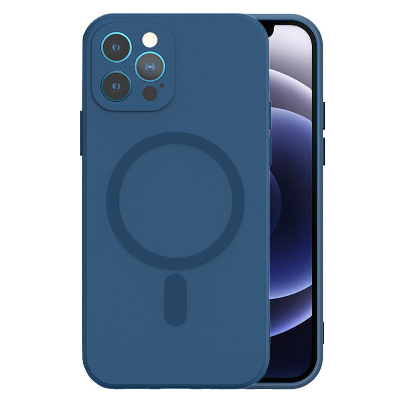 Husa TEL Protect Magsilicone pentru iPhone 14 Pro Navy