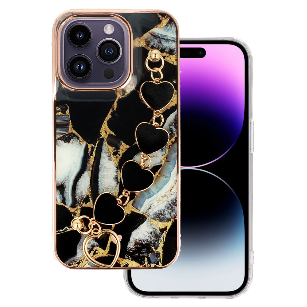 Husa Trend pentru iPhone 14 Plus Design 1 Negru