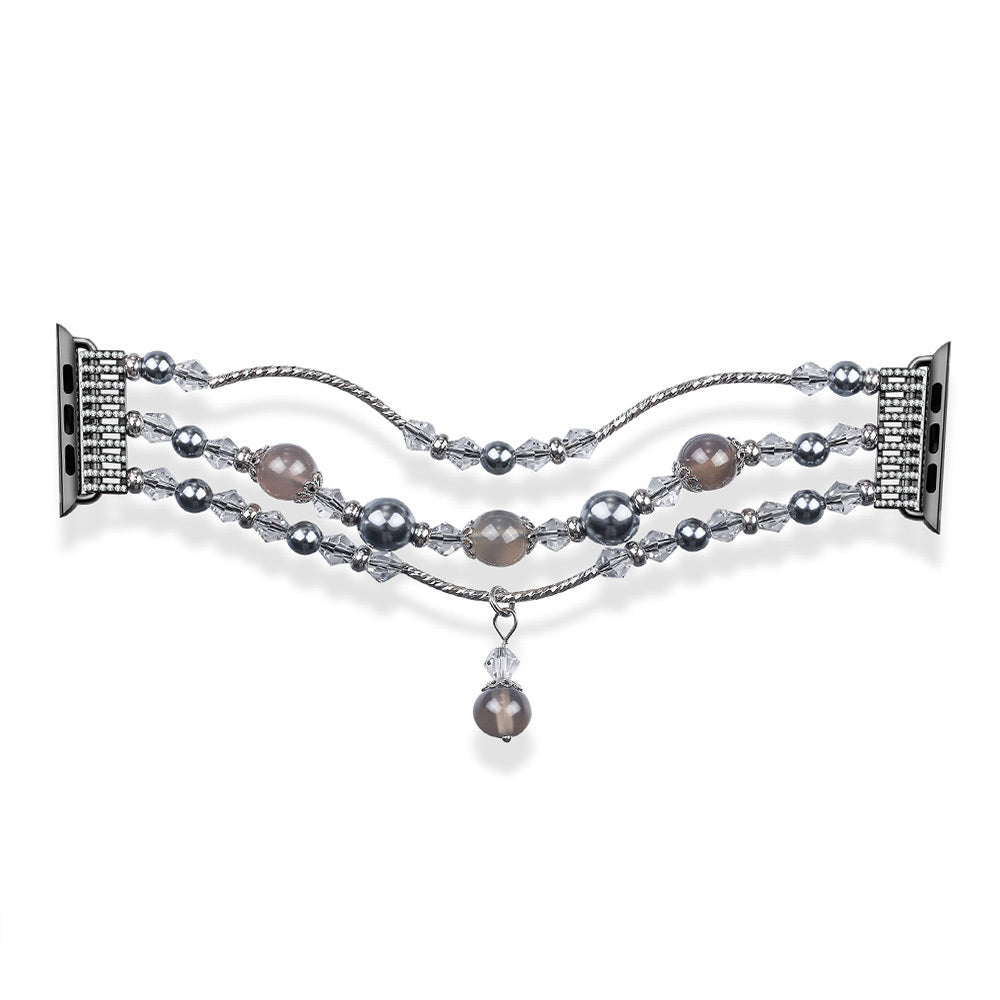 Curea Bracelet Loop pentru Apple Watch 38/40/41 Design 4 Gri