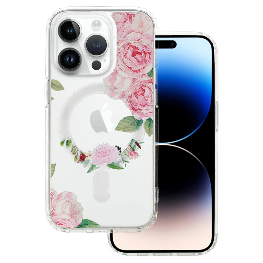 Husa Tel Protect Flower Magsafe pentru iPhone 12 Pro Design 1