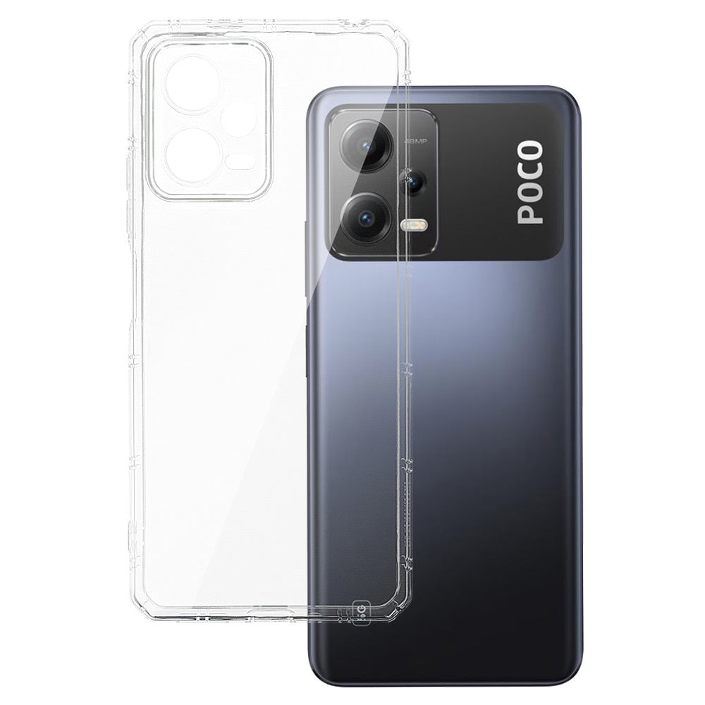 Husa Armor antisoc pentru Xiaomi Redmi Note 12 5G/Poco X5 Transparent