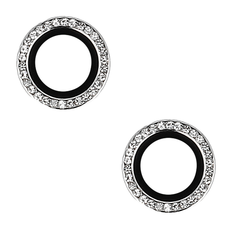 Folie sticla Hard Diamond pentru Camera (lentila) pentru iPhone 14/14 Plus/16E/17E Argintiu (lentila 2 Pieces)