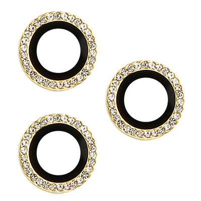 Folie sticla Hard Diamond pentru Camera (lentila) pentru iPhone 14 Pro/14 Pro Max Auriu (lentila 3 Pieces)