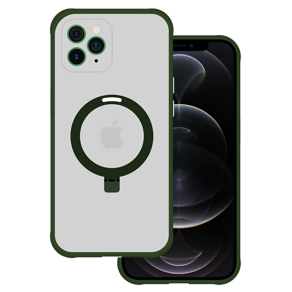 Husa Tel Protect Magical Magsafe Stand pentru iPhone 11 Pro Verde