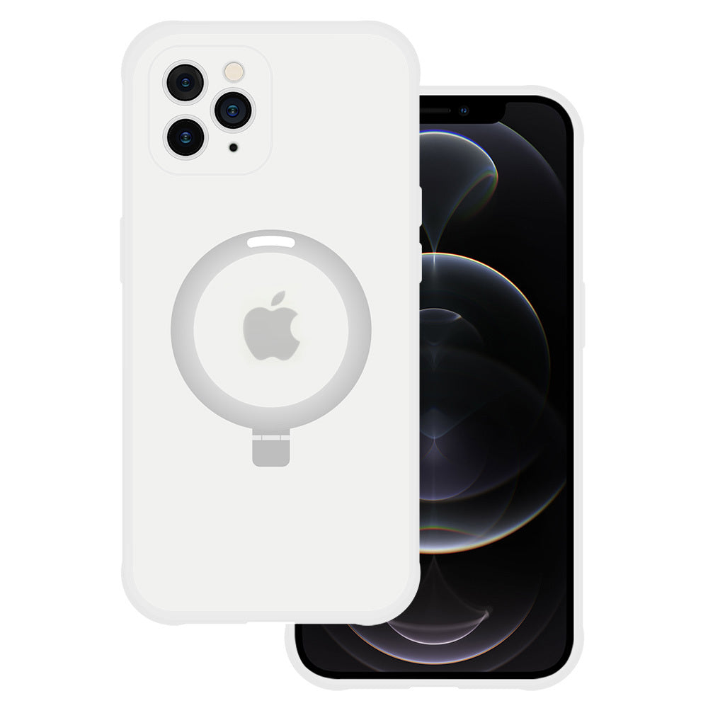 Husa Tel Protect Magical Magsafe Stand pentru iPhone 11 Pro Max Argintiu