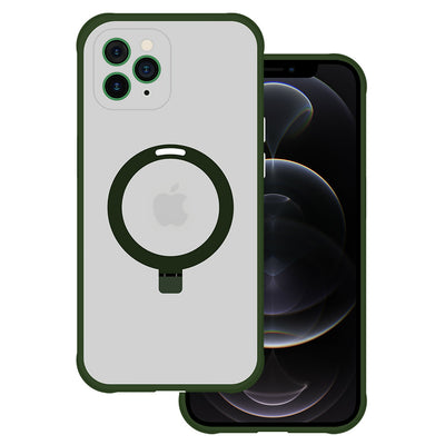 Husa Tel Protect Magical Magsafe Stand pentru iPhone 11 Pro Max Verde