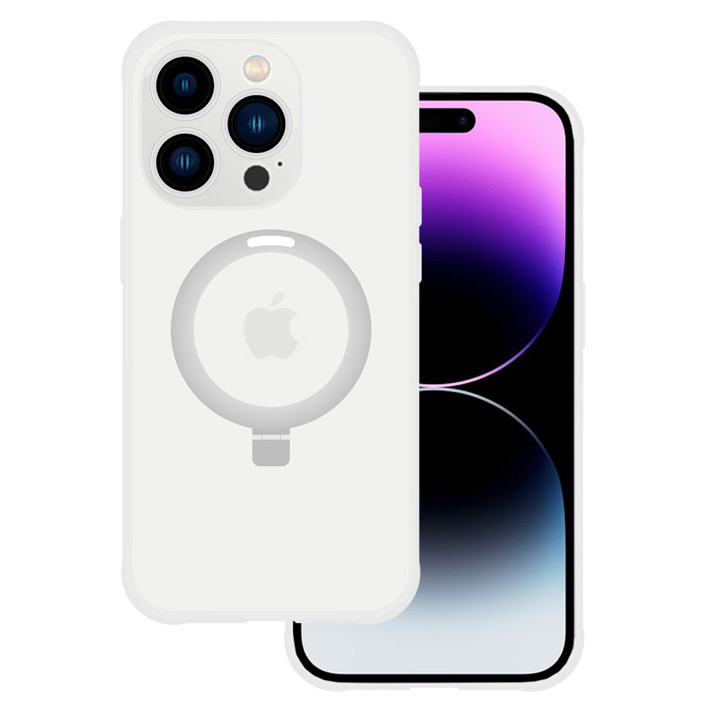Husa Tel Protect Magical Magsafe Stand pentru iPhone 13 Pro Argintiu