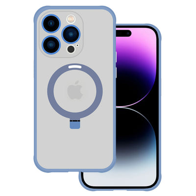 Husa Tel Protect Magical Magsafe Stand pentru iPhone 15 Albastru