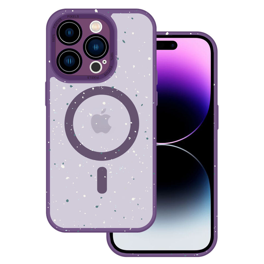 Husa Tel Protect Magnetic Splash Frosted pentru iPhone 15 Pro Mov