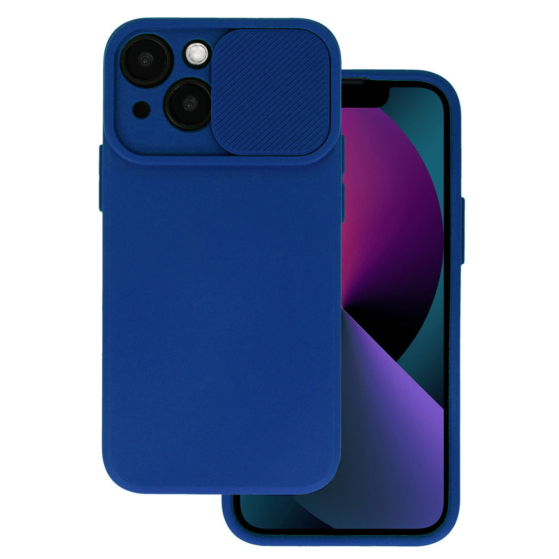 Husa Camshield Soft pentru iPhone 15 Pro Max Navy