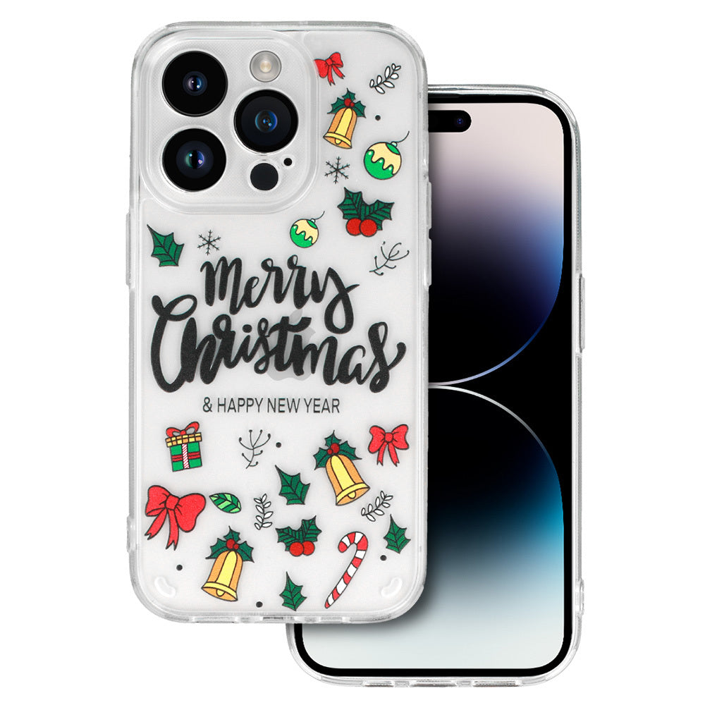 Husa TEL Protect Christmas pentru Samsung S23 Ultra Design 3 Transparent