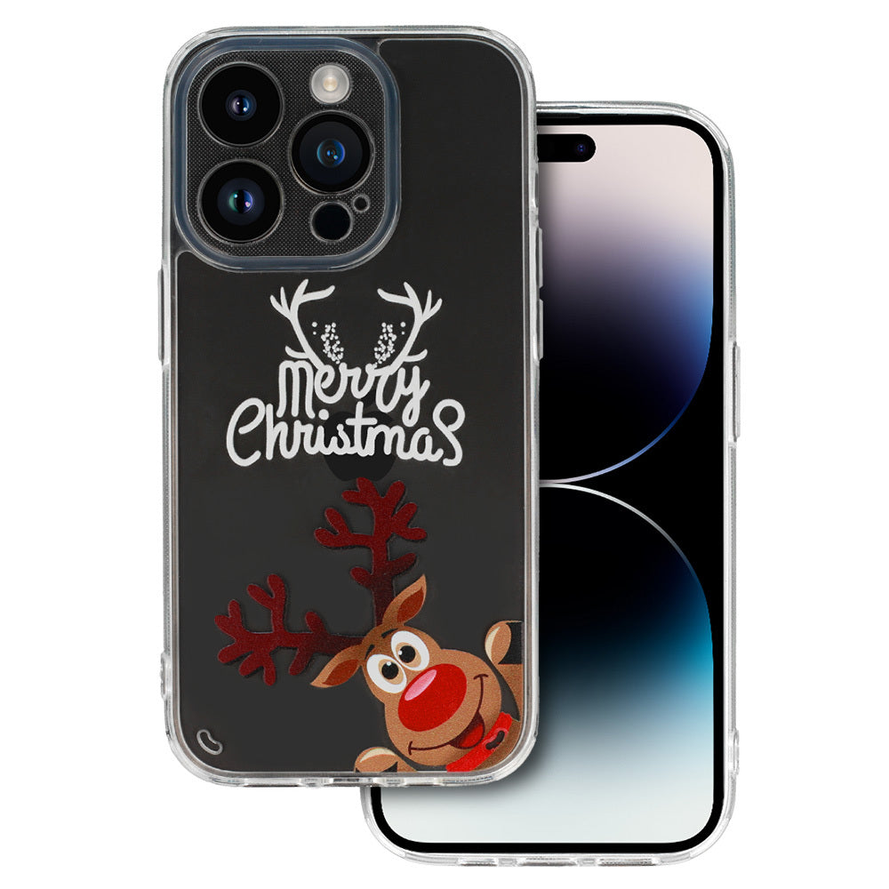 Husa TEL Protect Christmas pentru Samsung S23 FE Design 1 Transparent