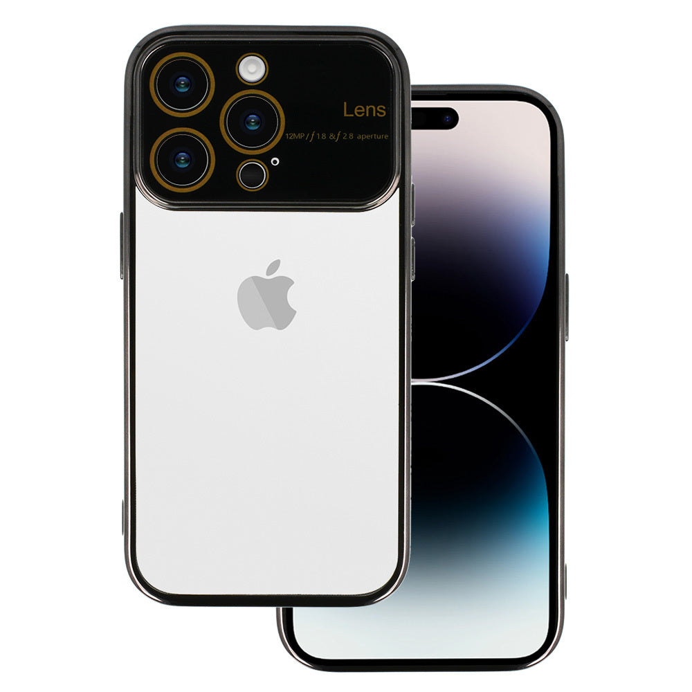 Husa Electro lentila pentru iPhone 13 Pro Negru