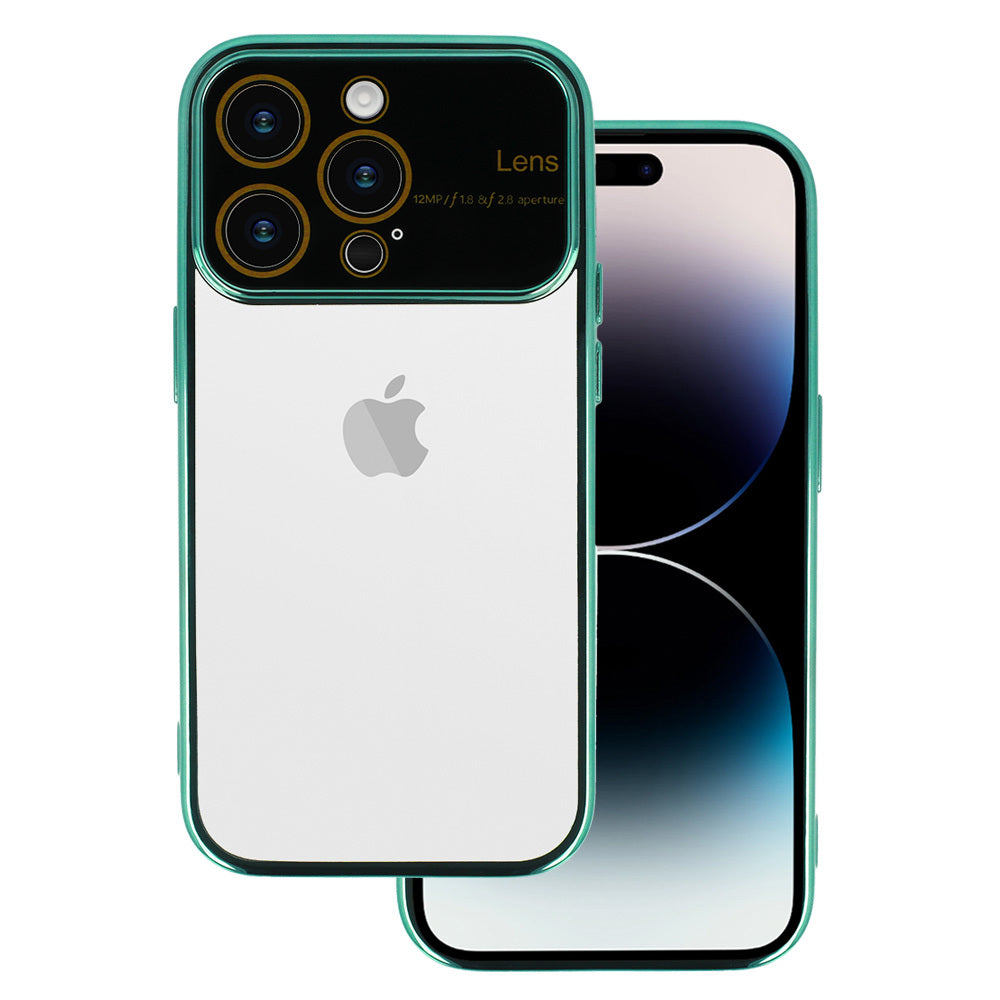 Husa Electro lentila pentru iPhone 15 Pro Turquoise
