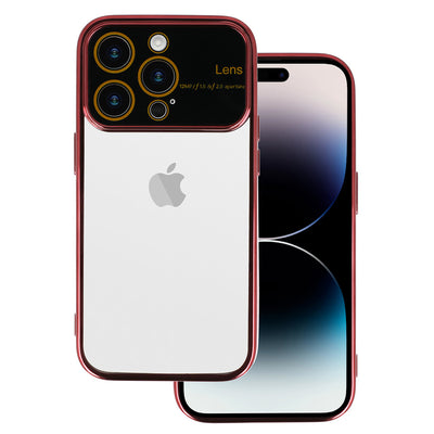 Husa Electro lentila pentru Xiaomi Redmi Note 12 5G/Poco X5 Cherry