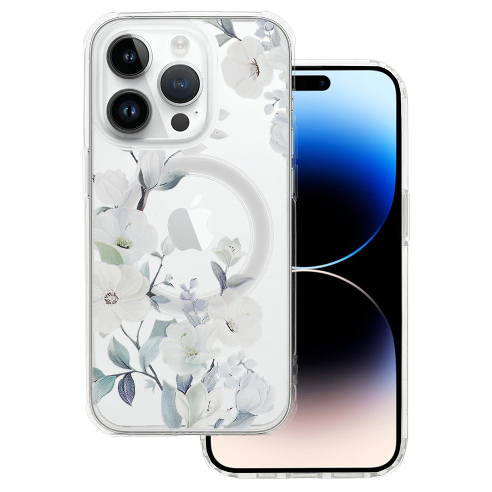 Husa Tel Protect Flower Magsafe pentru iPhone 12 Design 4